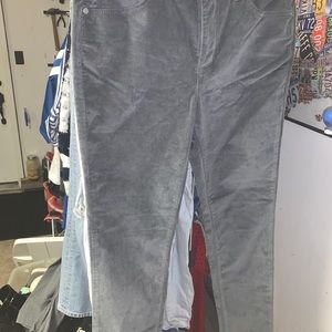 Corduroy jeans grey size 6
